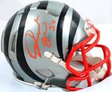 Joseph Ossai Autographed Cincinnati Bengals Flash Speed Mini Helmet-Beckett W Hologram *Orange Image 1