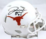 Joseph Ossai Autographed Texas Longhorns Speed Mini Helmet-Beckett W Hologram *Black Image 1