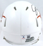 Joseph Ossai Autographed Texas Longhorns Speed Mini Helmet-Beckett W Hologram *Black Image 3