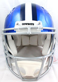 Emmitt Smith Autographed F/S Dallas Cowboys Flash Speed Authentic Helmet-Beckett W Hologram *White Image 3