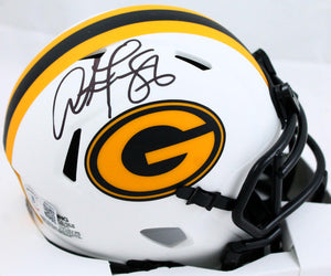 Antonio Freeman Autographed Green Bay Packers Lunar Speed Mini Helmet-Beckett W Hologram *Black Image 1