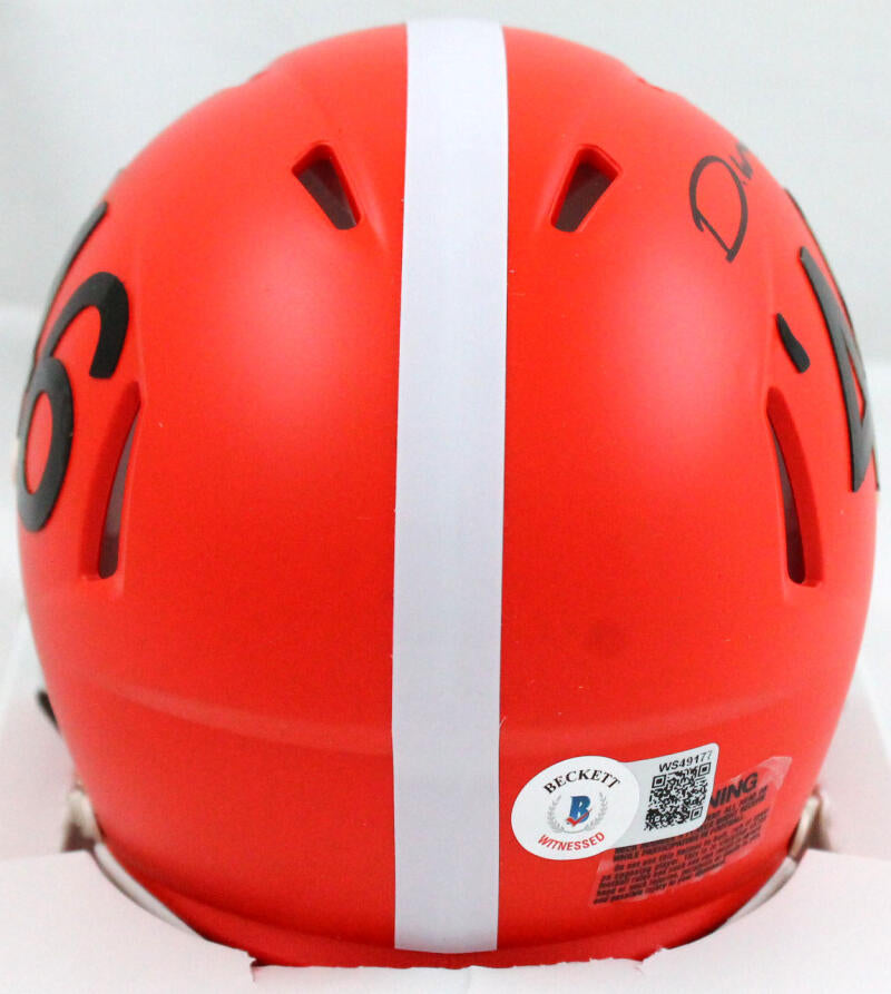 Denzel Ward Autographed Cleveland Browns 1946 Speed Mini Helmet-Becket –  The Jersey Source