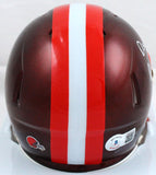 Denzel Ward Autographed Cleveland Browns Flash Speed Mini Helmet w/Insc.-Beckett W Hologram Image 3