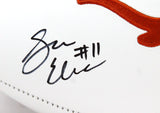 Sam Ehlinger Autographed Texas Longhorns Logo Football w/Hook'em-JSA W Image 2