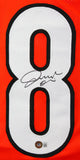 Joseph Ossai Autographed Orange Pro Style Jersey-Beckett W Hologram *Black Image 2