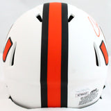 Andre Johnson Autographed Miami Hurricanes Lunar Speed Mini Helmet-JSA W *Orange Image 3