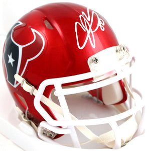 Andre Johnson Autographed Houston Texans Flash Speed Mini Helmet-JSA W *White Image 1