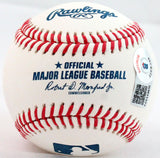 Shane Bieber Autographed Rawlings OML Baseball w/ 4 Insc - Beckett W Holo *Blue Image 4
