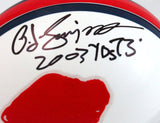 OJ Simpson Autographed Buffalo Bills 65-73 TB Mini Helmet w/2003 yds-JSA W *Black Image 2