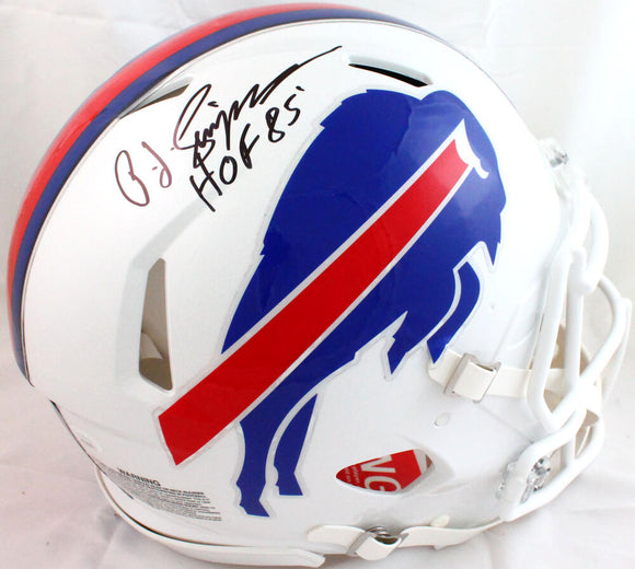 OJ Simpson Autographed Buffalo Bills F/S 2021 Speed Authentic Helmet w/HOF-JSA W *Black Image 1