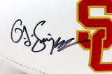 O. J. Simpson Autographed USC Trojans Logo Football W/Natl Champs-JSA W *Black Image 2