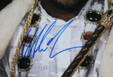 Mike Tyson Autographed 16x20 with Crown Photo-JSA W *Blue Image 2