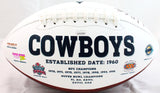 Marion Barber Autographed Dallas Cowboys Logo Football-JSA W *Black Image 3