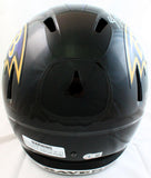 Ricky Williams Autographed Baltimore Ravens F/S Speed Helmet w/SWED-Beckett Hologram Image 5