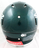 Brian Dawkins Autographed Eagles F/S Speed Authentic Helmet w/2 insc.-Beckett W Hologram *White Image 4