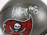 Warren Sapp Autographed Tampa Bay Buccaneers 97-13 Mini Helmet w/HOF-Beckett W Hologram *White Image 2