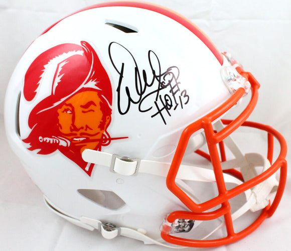 Warren Sapp Autographed Tampa Bay Buccaneers F/S 76-96 Speed Authentic Helmet W/HOF-Beckett W Hologram 
 Image 1
