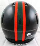 Warren Sapp Signed F/S Miami Hurricanes Black Speed Authentic Helmet W/3Insc.-Beckett W Hologram *Orange Image 5