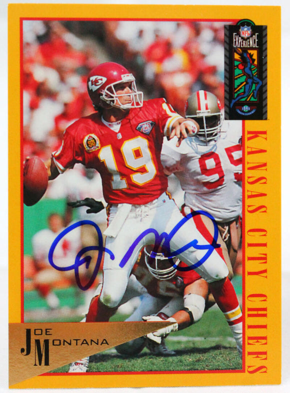 1993 Classic NFL Experience #43 Kansas Chiefs Autograph Beckett Authenticated Image 1