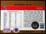 1990 Pro Set #8 Joe Montana Auto SF 49ers Autograph Beckett Authenticated  Image 2
