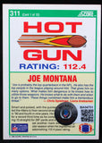 1990 Score #311 Joe Montana Auto SF 49ers Autograph Beckett Authenticated  Image 2