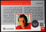 1992 Proline Portraits #329 Joe Montana Auto SF 49ers Autograph Beckett Authenticated  Image 2