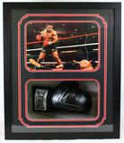 Mike Tyson Autographed Shadow Box Black Everlast Boxing Glove #2-Beckett *Right Image 1