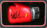 Mike Tyson Autographed Shadow Box Red EverfreshBoxing Glove- JSA W Auth *left Image 2