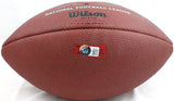 Ray Lewis Autographed NFL Duke Replica Football-Beckett W Hologram *Silver Image 4