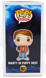 Michael J. Fox Autographed Marty in Puffy Vest Funko Pop Figurine #961- JSA W *Orange Image 4