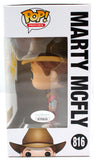 Michael J. Fox Autographed Marty McFly  Funko Pop Figurine #816- JSA W *Yellow Image 3
