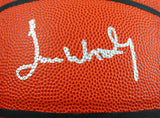 James Worthy Autographed Official NBA Wilson Basketball-Beckett W Hologram *Silver Image 2