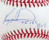Ryan Howard Autographed Rawlings OML Baseball w/05 NL ROY-JSA W *Blue Image 2