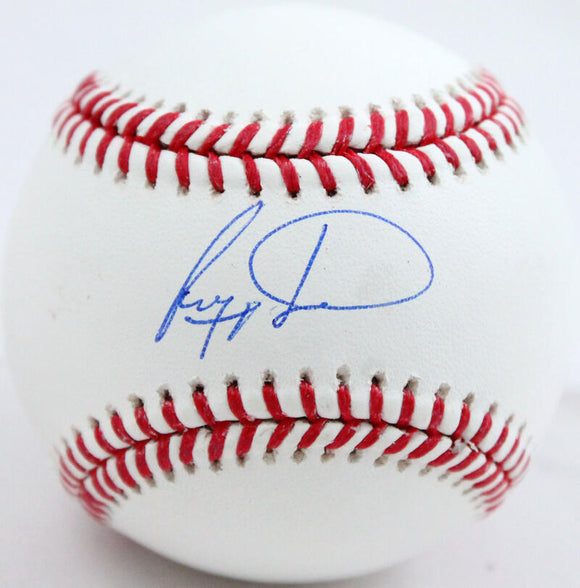 Ryan Howard Autographed Rawlings OML Baseball-JSA W *Blue Image 1