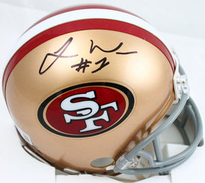 Jimmie Ward Autographed San Francisco 49ers Mini Helmet-Beckett W Hologram *Black Image 1