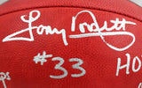 Tony Dorsett Autographed NFL Authentic Wilson Duke Football W/3 insc.-Beckett W Hologram *Silver Image 2