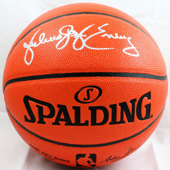 Julius Erving Autographed NBA Spalding Basketball- JSA Witnessed *Silver Image 1