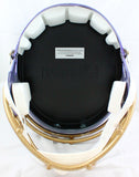 Ray Lewis Autographed Baltimore Ravens F/S Flash Speed Helmet-Beckett W Hologram *White Image 5