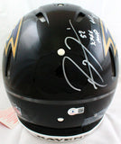 Ray Lewis Autographed Baltimore Ravens F/S Speed Authentic Helmet w/2Insc.-Beckett W Hologram *Silver Image 4