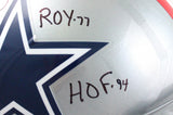 Tony Dorsett Autographed Cowboys 1976 TB Speed F/S Helmet w/5 Insc.-Beckett W Hologram *Black Image 4