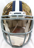 Tony Dorsett Autographed Dallas Cowboys F/S Camo Speed Authentic Helmet w/5 Stats- Beckett W Hologram *White Image 6