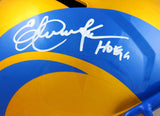 Eric Dickerson Autographed Los Angeles Rams Flash Speed F/S Helmet w/HOF-Beckett W Hologram *White Image 2