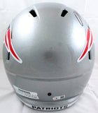 Damien Harris Autographed New England Patriots F/S Speed Helmet-Beckett W Hologram *Black Image 4