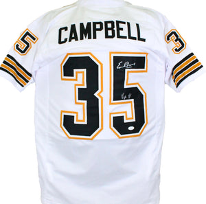 Earl Campbell Autographed White Pro Style Jersey w/HOF- JSA W *Silver Image 1