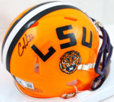 Clyde Edwards-Helaire Autographed LSU Tigers Speed Mini Helmet-Beckett W Hologram Image 1