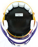 Clyde Edwards-Helaire Autographed LSU Tigers F/S Speed Helmet-Beckett W Hologram *Black Image 6