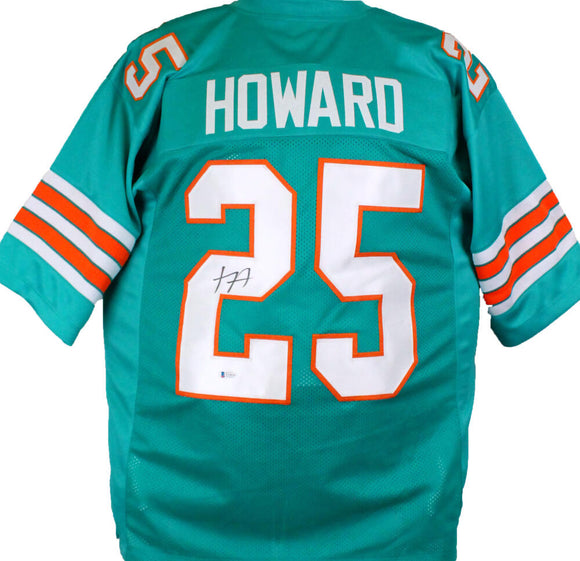 Xavien Howard Autographed Teal Pro Style Jersey-Beckett W *Black Image 1