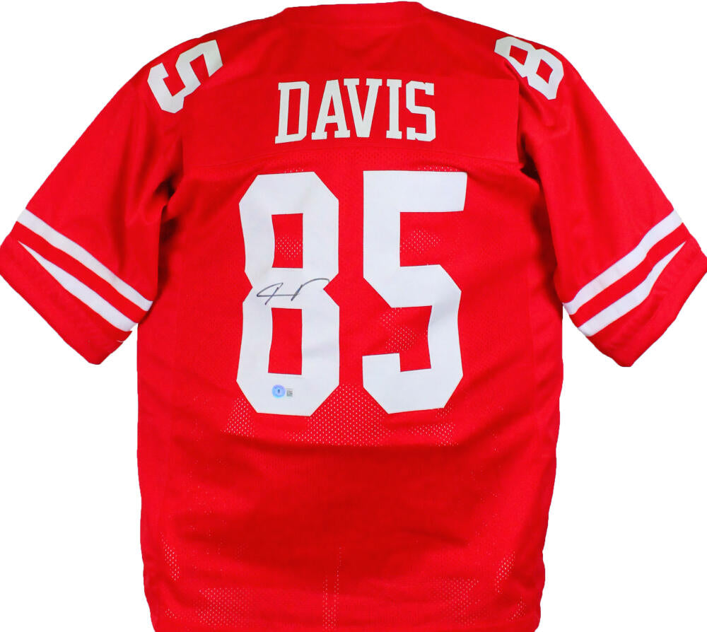 vernon davis autographed jersey