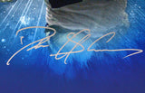 Deion Sanders Signed Dallas Cowboys Framed 16x20 Stretched Canvas-BA W Holo Image 2