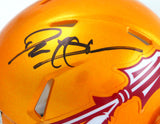 Deion Sanders Autographed FSU Flash Speed Mini Helmet-Beckett W Hologram *Black Image 2